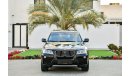 BMW X3 2 Y Warranty - BMW X3 XDrive28i AWD - GCC - AED 1,917 PER MONTH - 0% DOWNPAYMENT