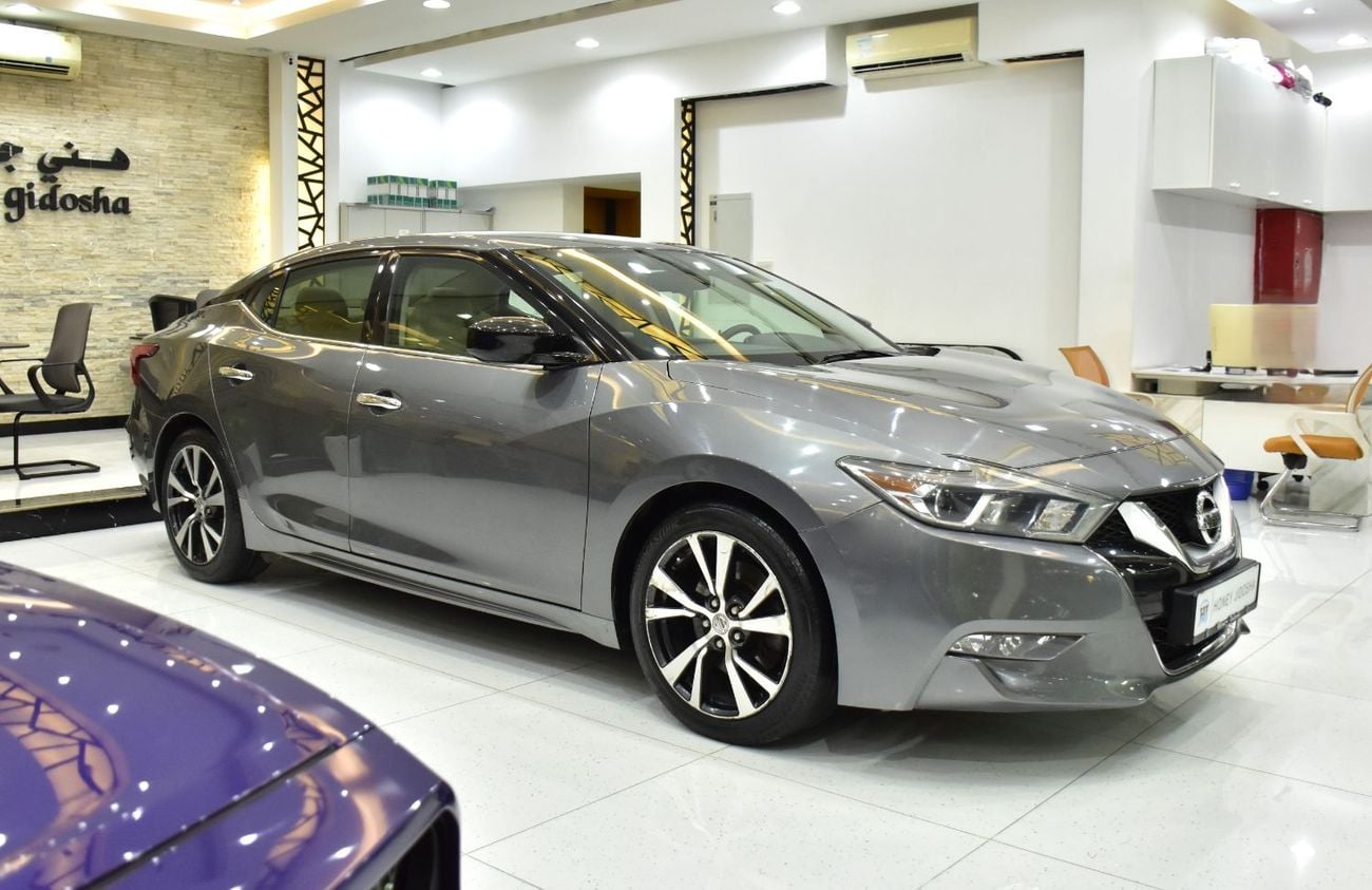 Nissan Maxima EXCELLENT DEAL for our Nissan Maxima ( 2017 Model ) in Grey Color GCC Specs