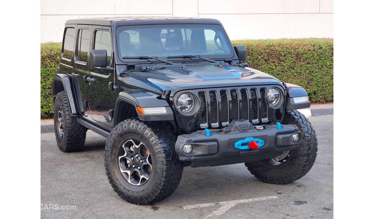 جيب رانجلر 2022  JEEP WRANGLER UNLIMITED RUBICON 4XE  (JL), 4DR SUV,ELECTRIC,HYBRID AND PETROL,  4CYL 2.0 TURBO