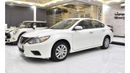 Nissan Altima EXCELLENT DEAL for our Nissan Altima 2.5 S ( 2018 Model ) in White Color GCC Specs