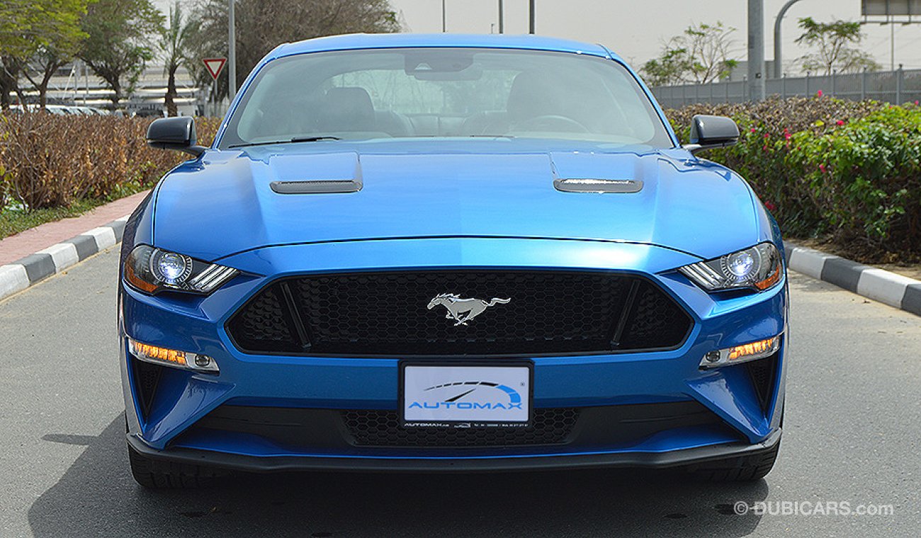 Ford Mustang 2019 GT Premium, 5.0 V8 GCC, 0km w/ 3Years or 100K km Warranty and 60K km Service at Al Tayer