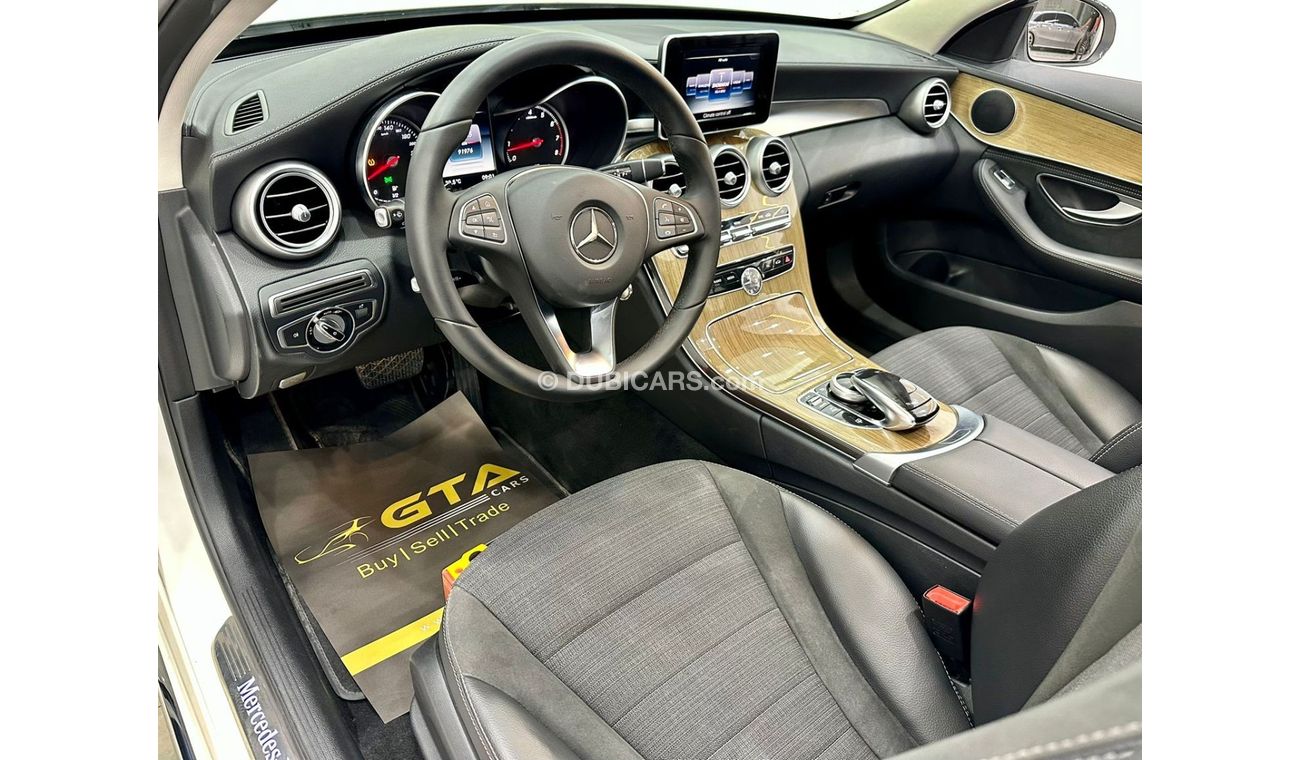 Mercedes-Benz C 200 AMG Pack 2015 Mercedes Benz C200 AMG, Full Mercedes Service History, Full Options, GCC