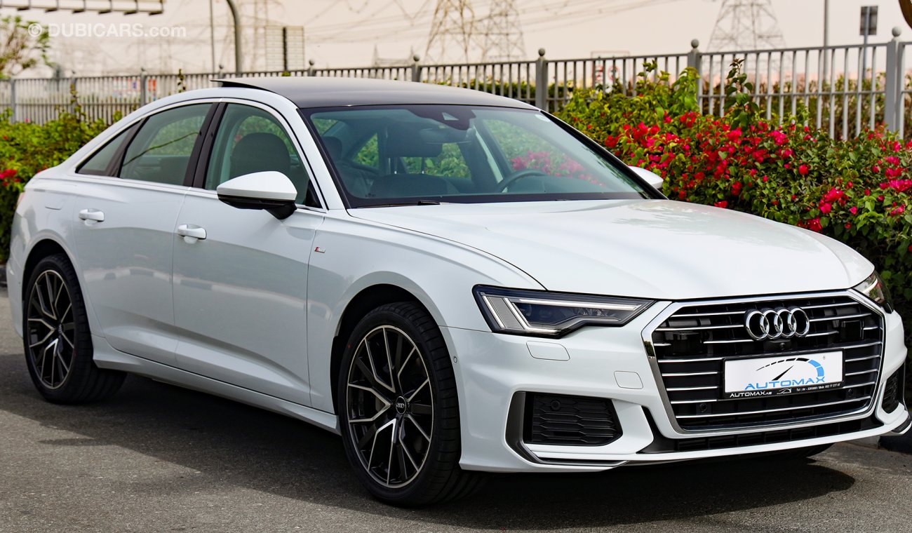 أودي A6 S-Line 2021 Premium 45 TFSI 0km w/3 Yrs Ultd Miles and 5 Yrs or 75K KM Svcs @ Dealer.