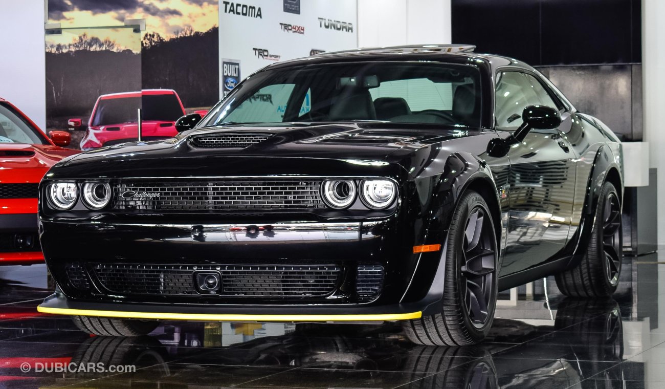 Dodge Challenger 2019 Scatpack WIDEBODY, 6.4L V8 GCC, 0km w/ 3 Years or 100,000km Warranty (RAMADAN OFFER!)