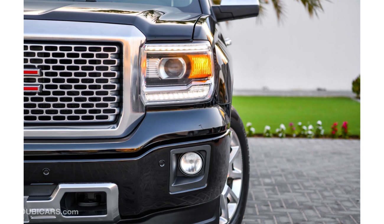 GMC Sierra -  Denali 6.2L V8 - Warranty - GCC - AED 1,898 - 0% Downpayment