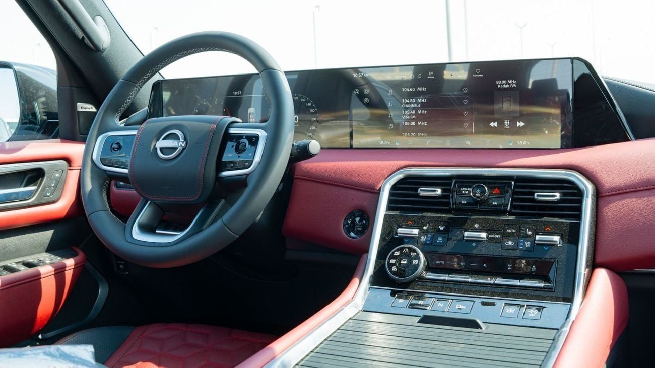 Nissan Patrol 2026 Nissan Patrol LE Platinum 3.5L AT Petrol (White-Red) (Export Only)