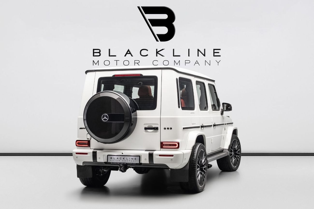 مرسيدس بنز G 63 AMG STANDARD BUY NOW, PAY 2027 | THE BLACKLINE STANDARD | 2030 Mercedes Warranty + Service Contract, GCC