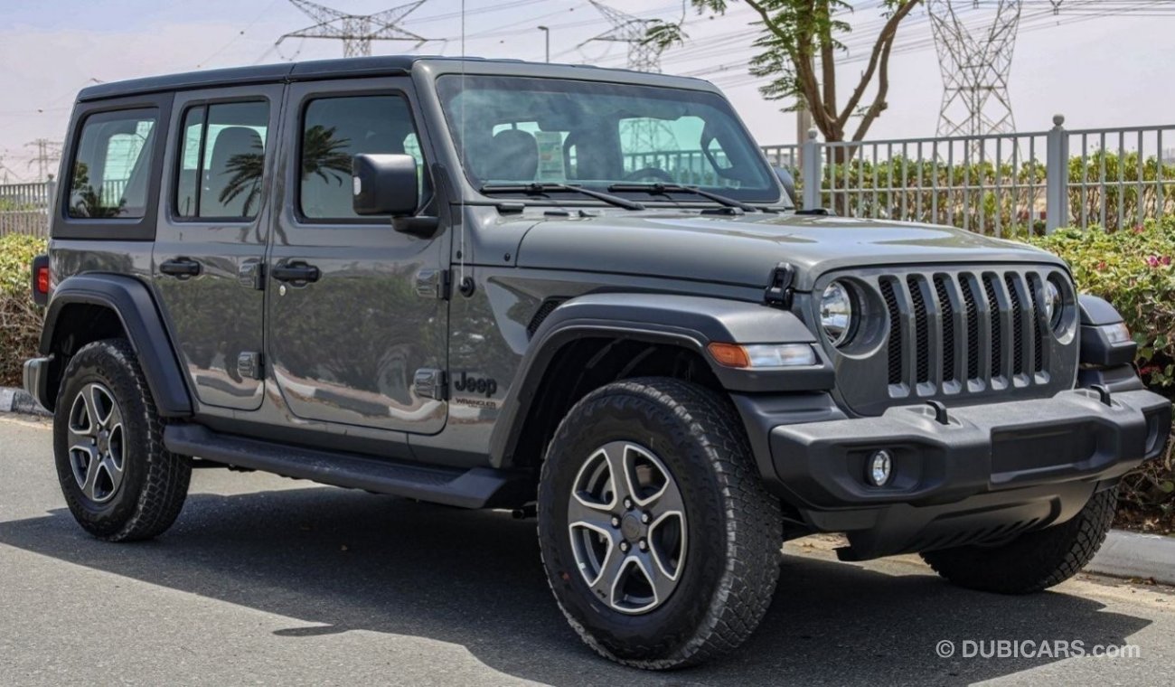 Jeep Wrangler Unlimited Sport Plus 3.6L V6 , 2023 Без пробега , (ТОЛЬКО НА ЭКСПОРТ)