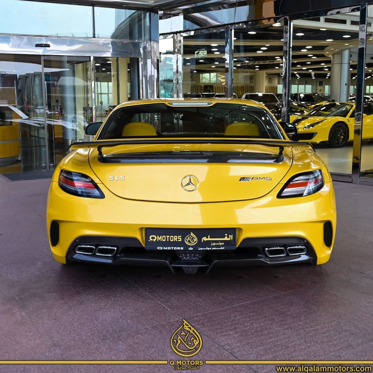 Mercedes Benz SLS AMG 2014 MERCEDES BENZ SLS BLACK SERIES GCC DONE ONLY 600KM
