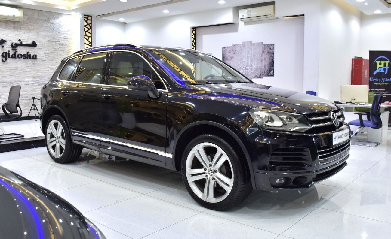Volkswagen Touareg EXCELLENT DEAL for our Volkswagen Touareg ( 2015 Model ) in Black Color GCC Specs