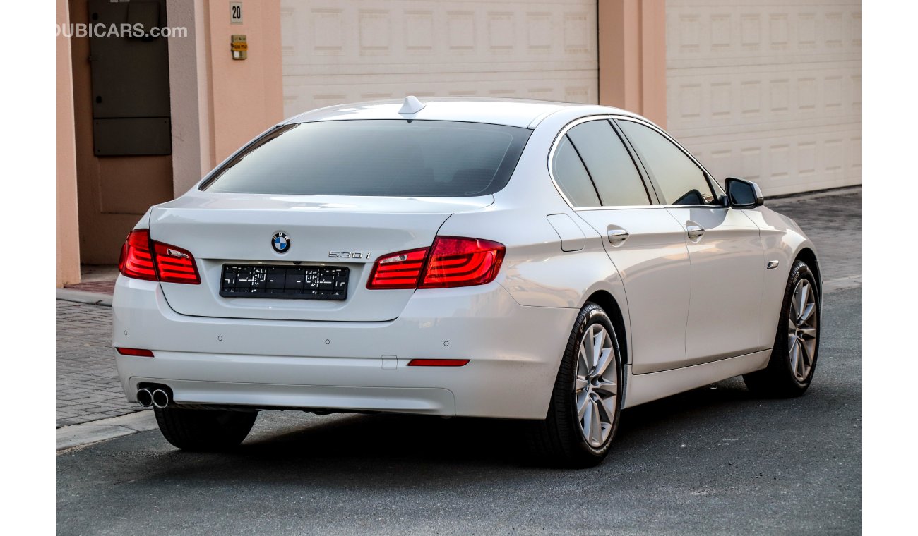 BMW 530i i 2013 GCC under Warranty with Zero Down-Payment.