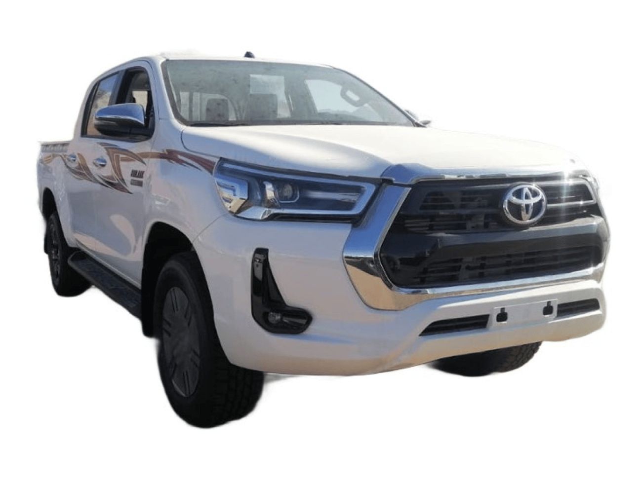 Toyota Hilux ECT0121 - 2025 Toyota Hilux Double Cab GLX Full Options - 2.4L Diesel Auto - White - (Push Start, Ch