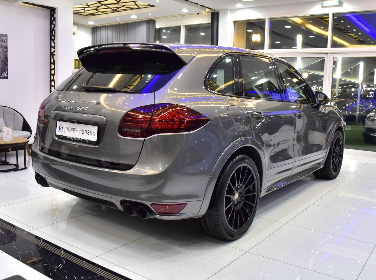Porsche Cayenne EXCELLENT DEAL for our Porsche Cayenne GTS ( 2014 Model ) in Grey Color GCC Specs