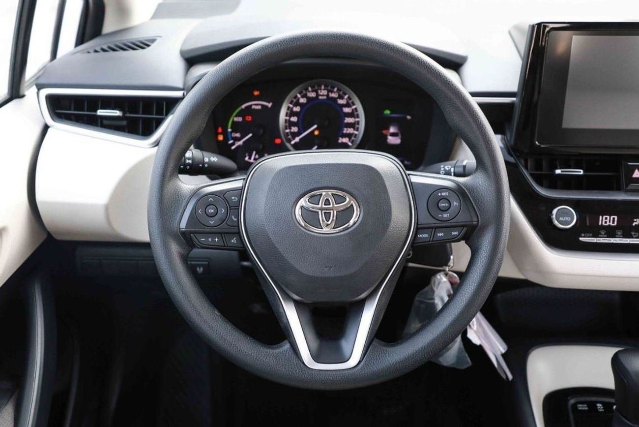 Toyota Corolla 2024 TOYOTA COROLLA LOW HYBRID 1.8 - SUPER WHITE inside FROMAGE | Export Only