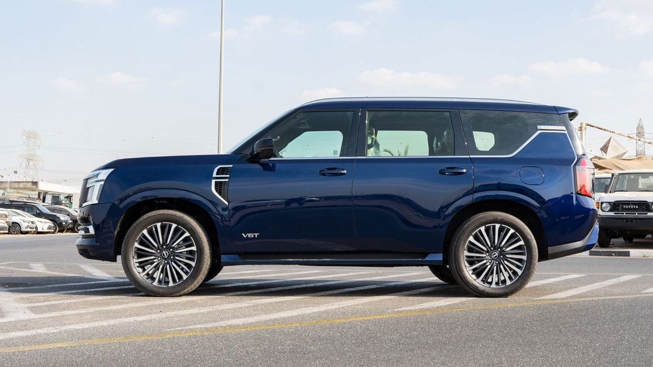 نيسان باترول LE PLATINUM CITY 2026 Nissan Patrol LE Platinum 3.5L AT Petrol TT (Blue-Tan) (Export Only)