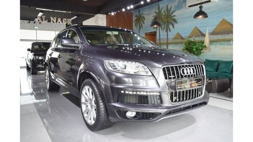 Audi Q7 100% Not Flooded | 45 TFSI quattro S-Line SuperCharged | GCC | Single Owner | Excellent Condition |