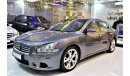 Nissan Maxima Amazing Nisssan Maxima 2014 Full option Gcc Under warranty