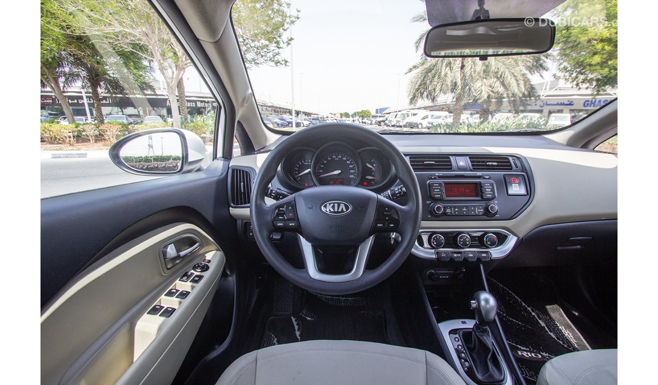 كيا ريو KIA RIO - 2015 - GCC - ZERO DOWN PAYMENT - 540 AED/MONTHLY - 1 YEAR WARRANTY