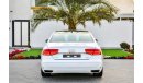 Audi A8 4.0T V8 Quattro - 2 Y Warranty! GCC - AED 2,472 PER MONTH - 0% DOWNPAYMENT