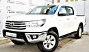 Toyota Hilux 2.7L MAN GLX 4WD DOUBLE CABIN  PICKUP 2017 GCC SPECS DEALER WARRANTY