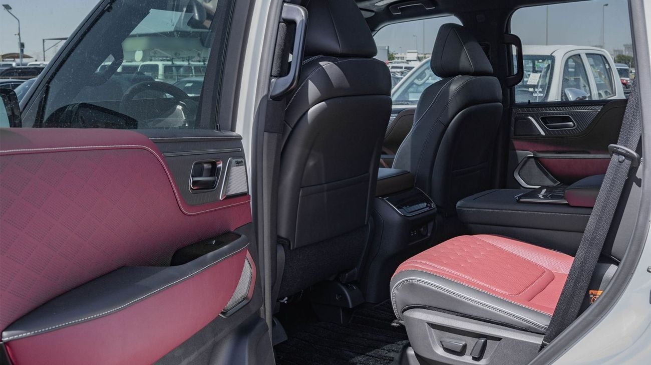 إنفينيتي QX80 AUTOGRAPH CAPTAIN CHAIRS 2026 Infiniti QX80 3.5L AT Petrol with Captain Seat (White-Red)