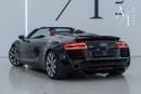 Audi R8 Spyder FSI 4.2L (430 HP) 2014 Audi R8 Quattro Spyder V8, Service History, Very Low Kms, Carbon Fiber