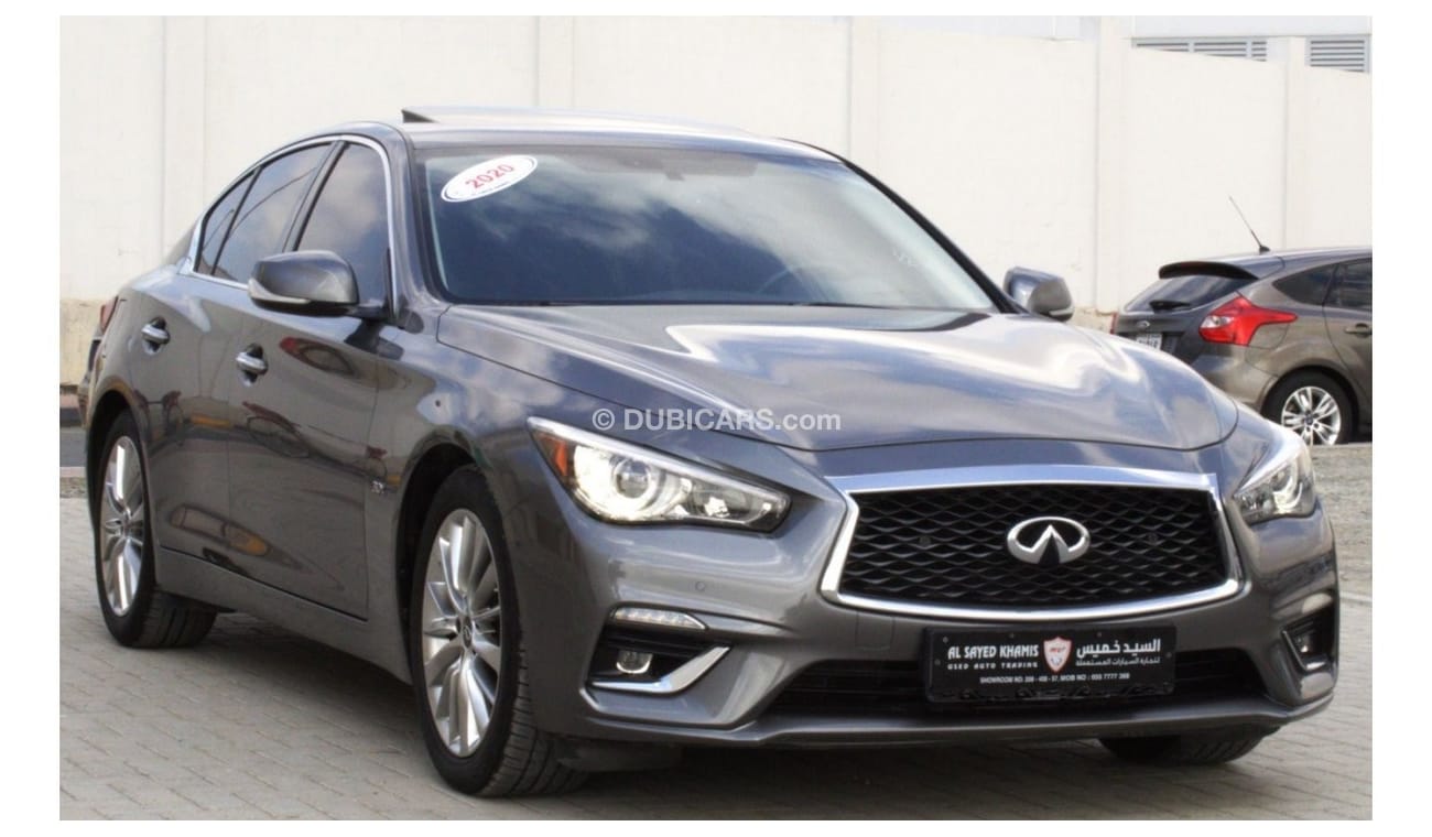 Infiniti Q50 Sport Infiniti Q50 GCC 2020 in excellent condition