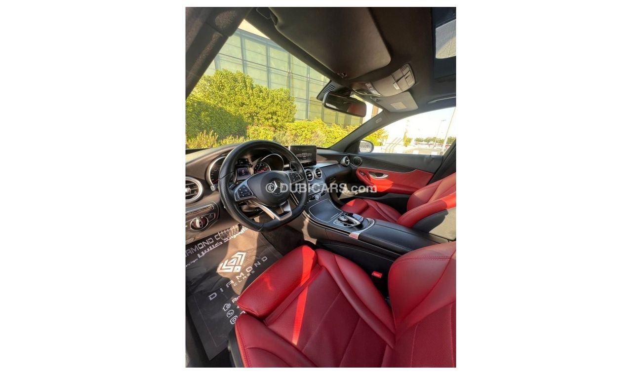 Mercedes-Benz C 200 AMG Pack Mercedes C200 AMG  Panoramic  2017 GCC  Under Warranty