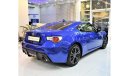 سوبارو BRZ AED 1,135 Per Month / 0% D.P | Subaru BRZ 2016 Model!! in Blue Color! GCC Specs