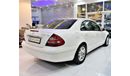 Mercedes-Benz E200 ORIGINAL PAINT ( صبغ وكاله ) Mercedes E200 2005 Model!! in White Color! GCC Specs