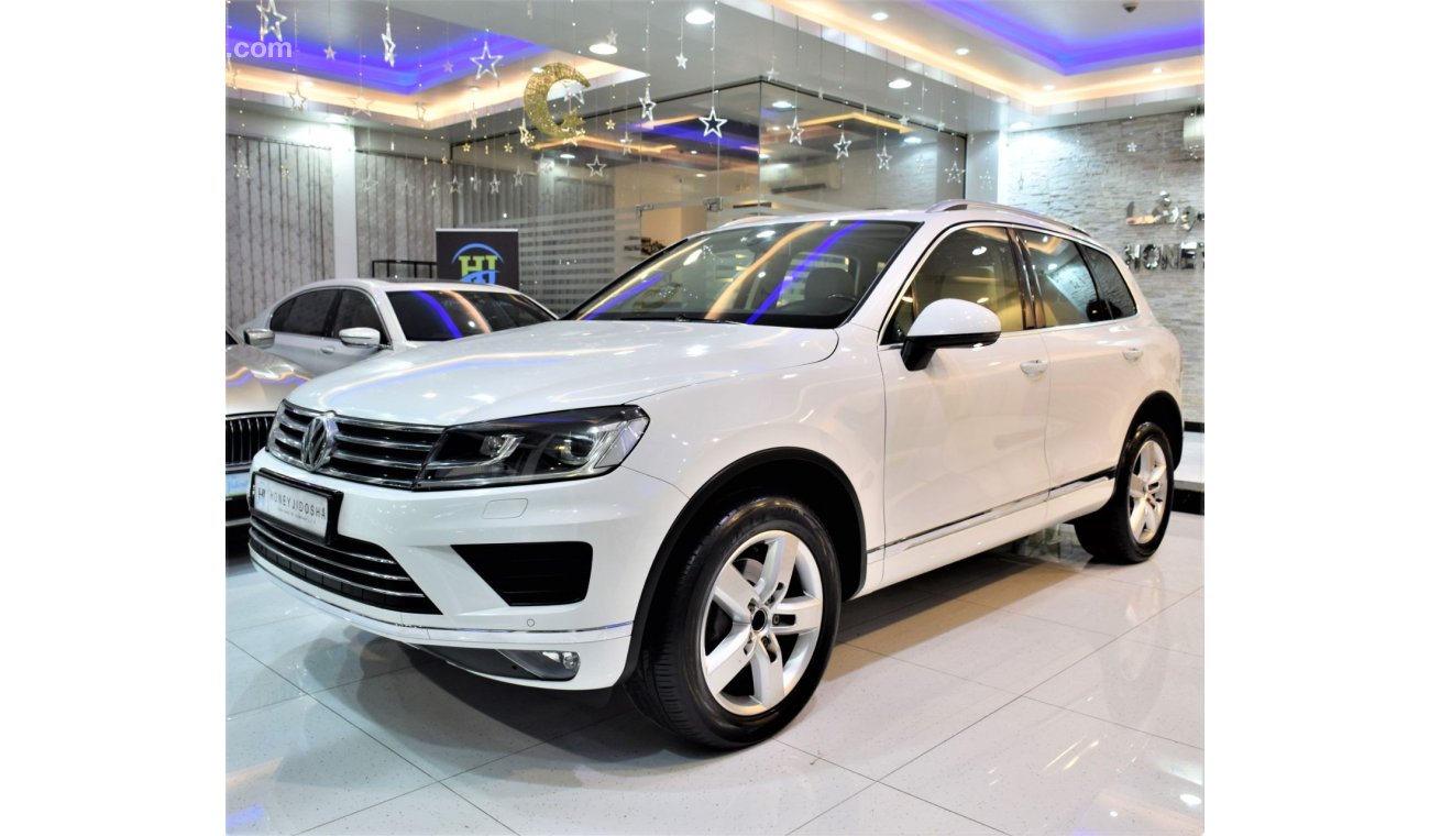 فولكس واجن طوارق AED 1,507 Per Month / 0% D.P | Volkswagen Touareg 2016 Model!! in White Color! GCC Specs