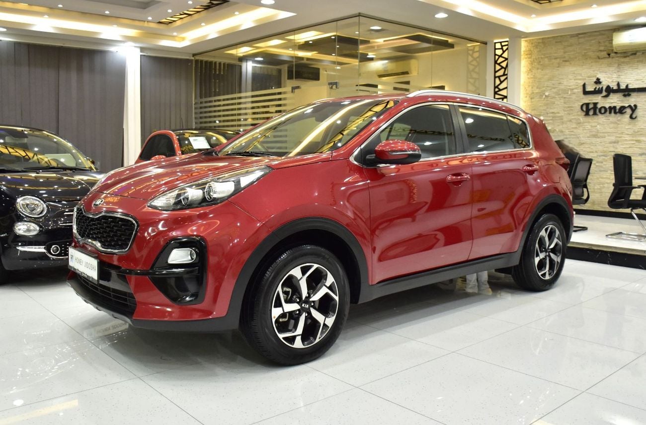 Kia Sportage EXCELLENT DEAL for our KIA Sportage ( 2021 Model ) in Red Color GCC Specs