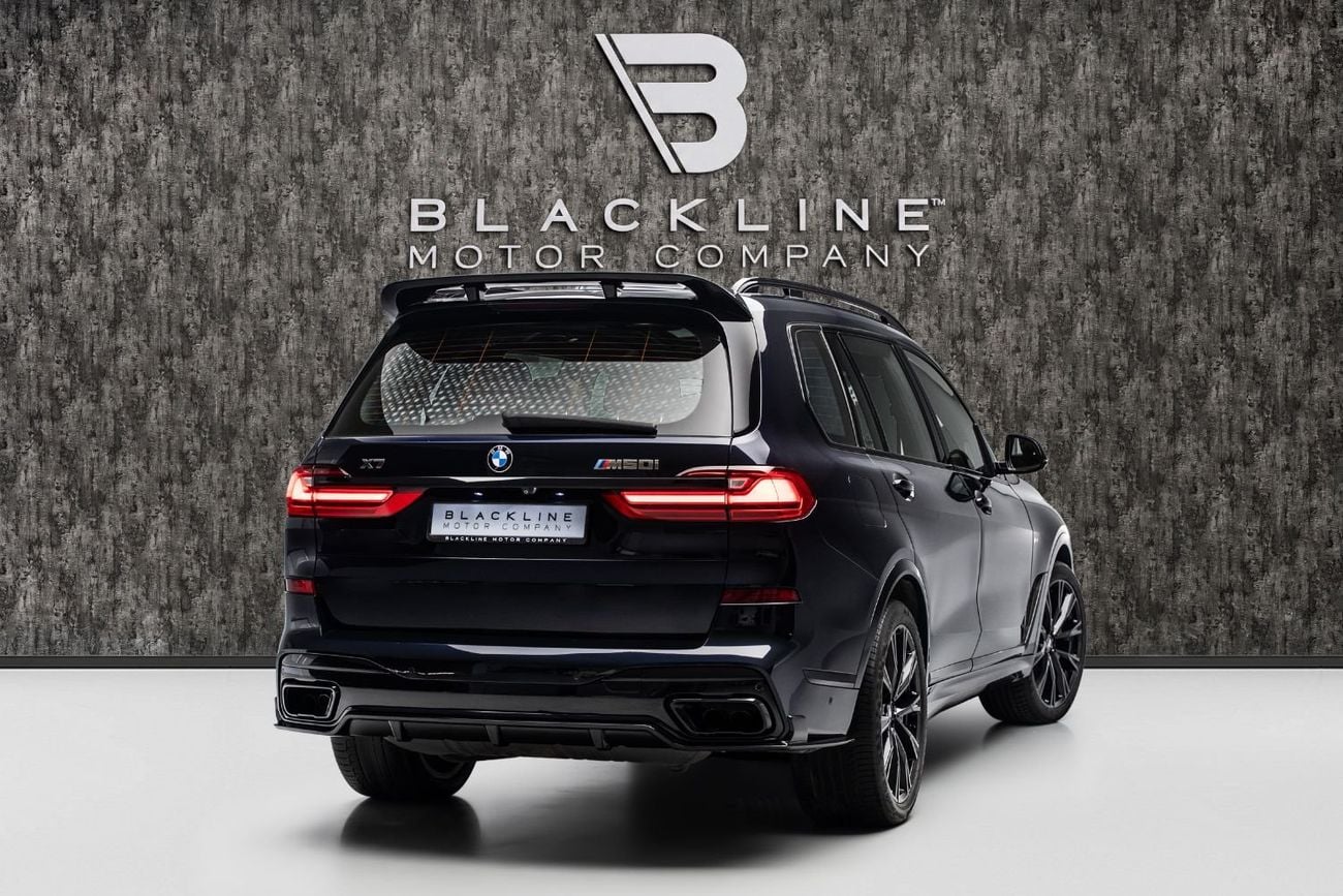 BMW X7 M50i BUY NOW, PAY 2027 | THE BLACKLINE STANDARD | 12 Months Warranty, GCC
