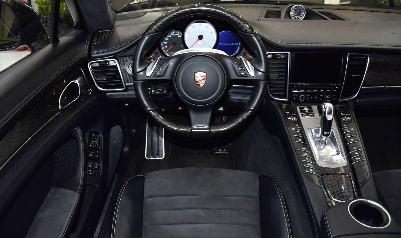 بورش باناميرا EXCELLENT DEAL for our Porsche Panamera GTS ( 2014 Model ) in Brown Color GCC Specs