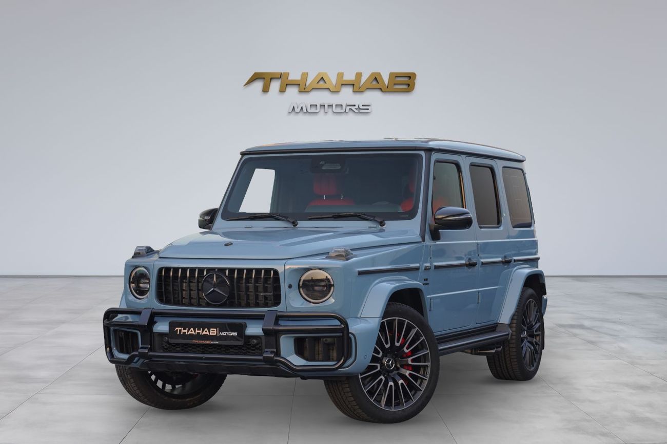 مرسيدس بنز G 63 AMG 2025 | GARGASH | FULL CARBON | CHINA BLUE | G-CLASS G63 AMG V8 | LOW MILEAGE | PERFECT CONDITION