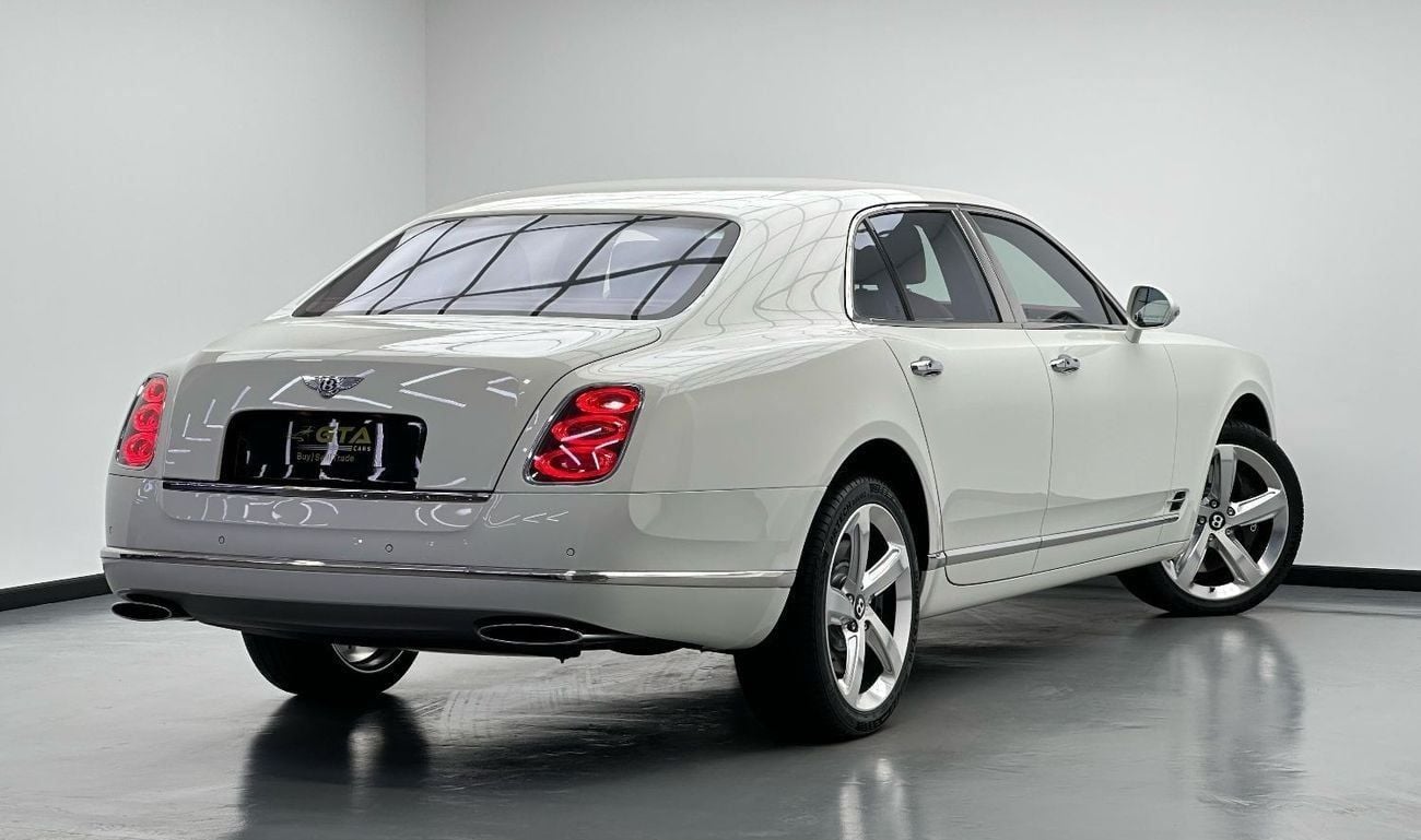 Bentley Mulsanne Speed V8 2016 Bentley Mulsanne Speed, Bentley Service History, Full Options, Very Low Kms, GCC