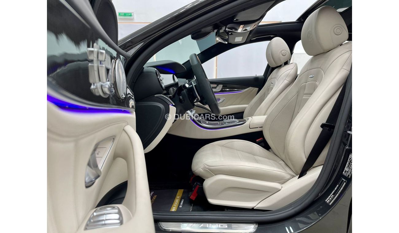 Mercedes-Benz E 63 AMG 2021 Mercedes AMG E 63 S, Mercedes Warranty-Service Contract-Service History, GCC