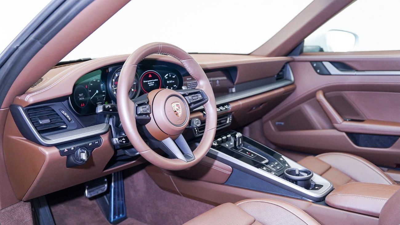 بورش 911 Carrera 3.0L (380 HP) Convertible | AED 8,758 PM | Warranty September 2026 | GCC