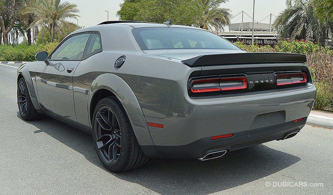 دودج تشالينجر 2019 Scatpack WIDEBODY, 6.4L V8 GCC, 0km with 3Yrs or 100,000km Warranty