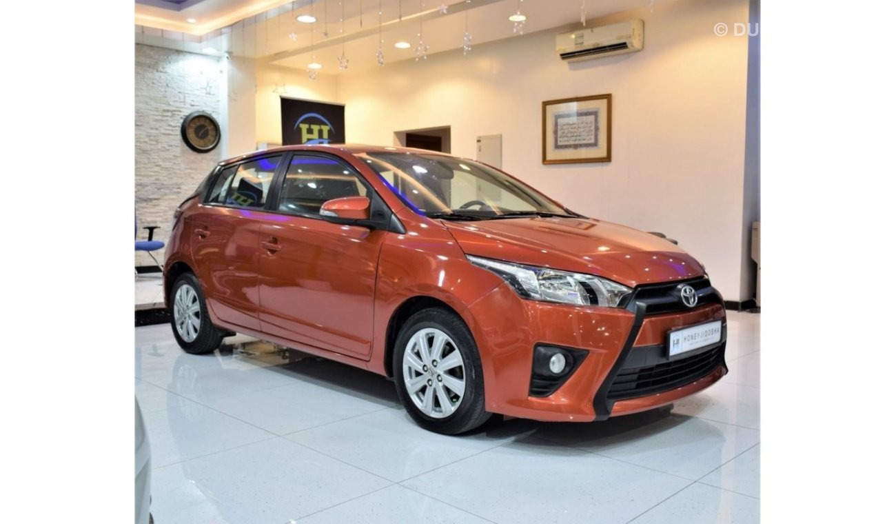 Toyota Yaris EXCELLENT DEAL for our Toyota Yaris SE 1.5L 2015 Model!! in Orange Color! GCC Specs