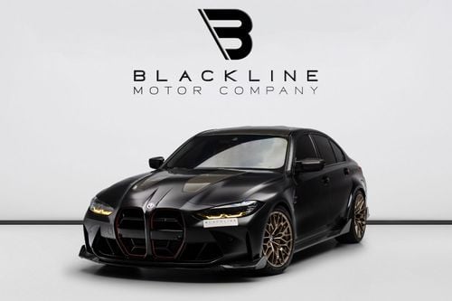 بي أم دبليو M3 CS XDRIVE BUY NOW, PAY 2027 | THE BLACKLINE STANDARD | July 2028 Warranty + Service, GCC