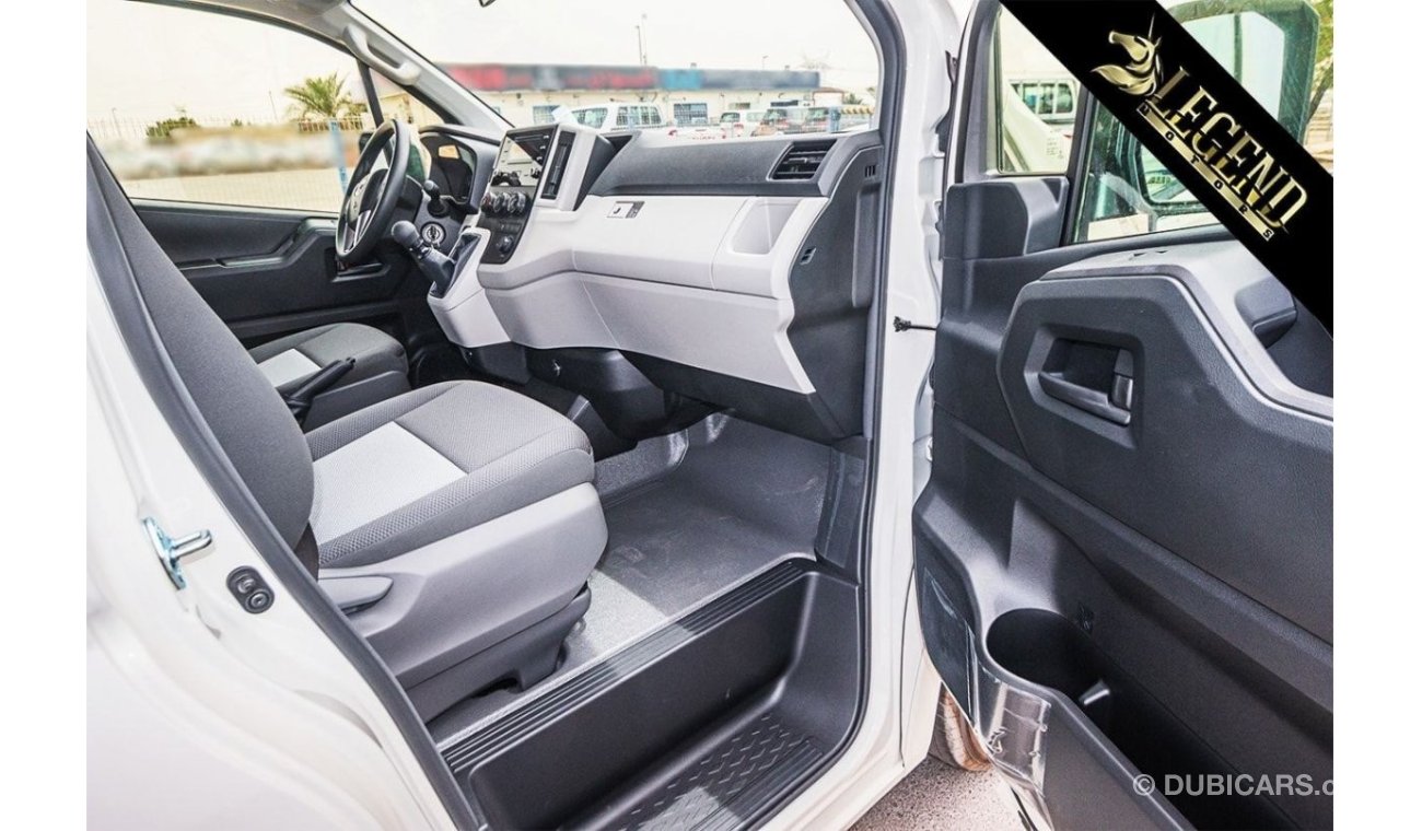 Toyota Hiace 2021 Toyota Hiace 2.8L High-roof MT | 13 Seats + Black Bumper + 2 Point Seat Belt