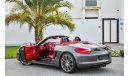 Porsche Boxster AED 2,376 Per Month - 2 Years Warranty