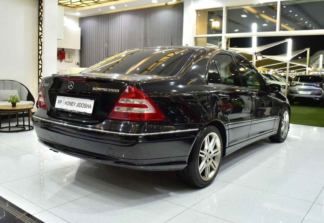 Mercedes-Benz C 180 EXCELLENT DEAL for our Mercedes Benz C180 Kompressor ( 2007 Model ) in Black Color GCC Specs
