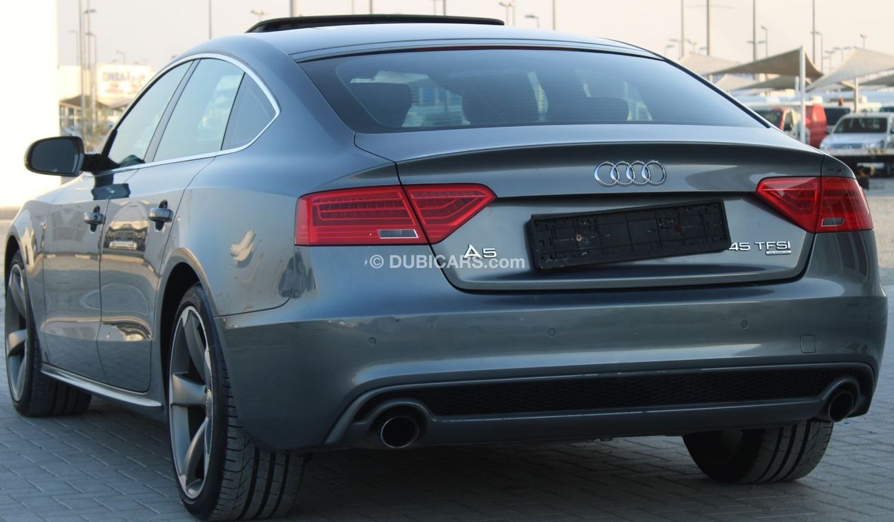 أودي A5 45 TFSI quattro S-لاين (سبورت بلس) أودي 2015 خليجي بحالة الوكالة بدون صبغ بدون حوادث فل أوبشن