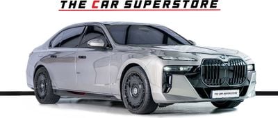 BMW M760Li GCC-1 Owner-Abu Dhabi Motors Warranty Service Contract Until 07/2030