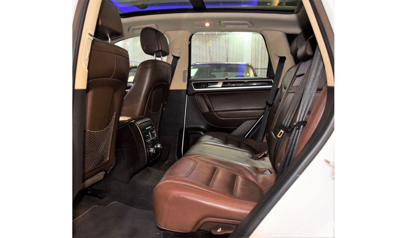 Volkswagen Touareg FULL OPTION PERFECT CONDITION! Volkswagen Touareg 2013 Model!! in White Color! GCC Specs