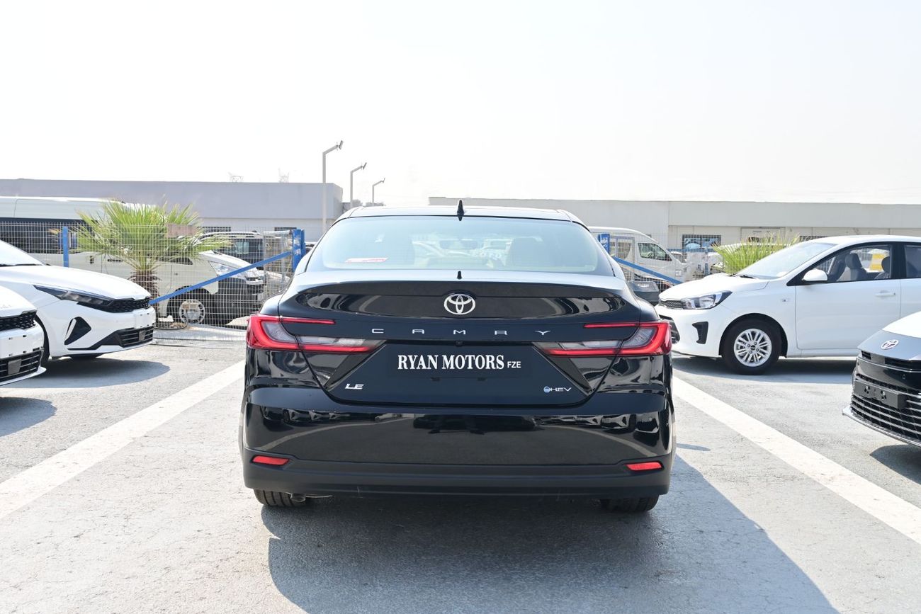 تويوتا كامري Toyota Camry LE Saudi 2.5L Hybrid, Model 2025, Color Black