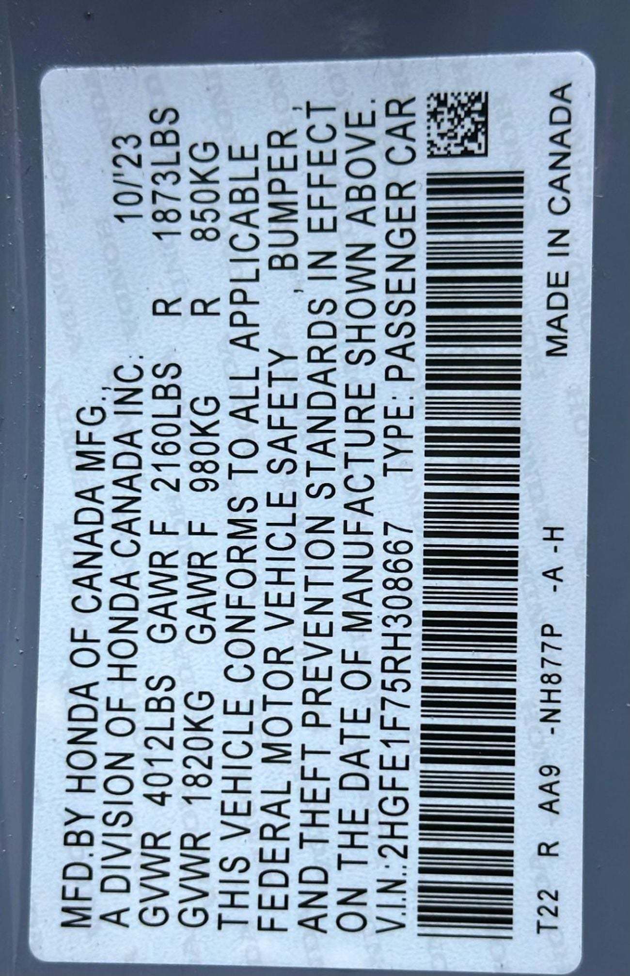Honda Civic EX (NON GCC)