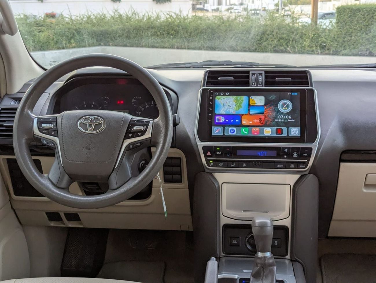 تويوتا برادو Toyota Prado 2.7L white 2020 LHD